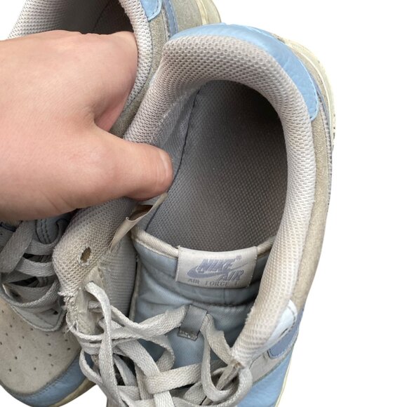 2019 Nike Air Force 1 Low 07 Light Armory Blue Size 10 ao2425-400 - Picture 6 of 13